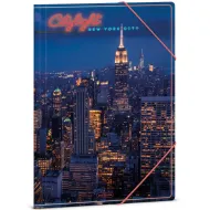 Ars Una: Citylight New York teczka A4 z gumką