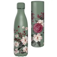 Ars Una: Flowery Pink, podwójnie izolowana metalowa butelka w ozdobnym pudełku, 500 ml