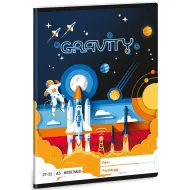 Ars Una: Gravity astronautyczny zeszyt w kratkę A/5