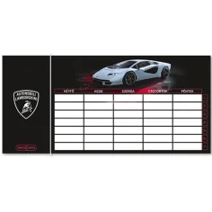 Ars Una: Lamborghini jednolity, dwustronny plan lekcji w czarnym kolorze