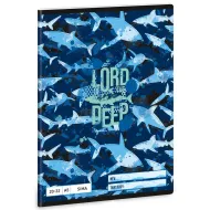 Ars Una: Lord of the Deep zeszyt z rekinem, gładki, format A5