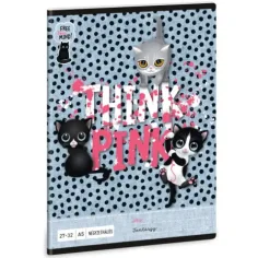 Ars Una: Think Pink kratkowy zeszyt A/5 27-32