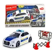 Audi RS 3 radiowóz policyjny z efektami świetlnymi i dźwiękowymi 24 cm - Dickie Toys