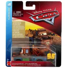 Auta 3.: Matuka z 95. hełmem postać małego samochodu 1/55 - Mattel