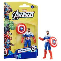 Avengers: figura Kapitana Ameryki 10cm (wygląd Sam Wilson x Sokół) - Hasbro