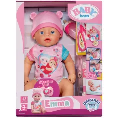 Baby Born: Interaktywna lalka Emma z akcesoriami 43 cm - Zapf Creation zdjęcie 3