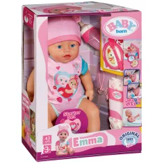 Baby Born: Interaktywna lalka Emma z akcesoriami 43 cm - Zapf Creation zdjęcie 1