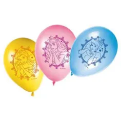 Kolorowe balony imprezowe Księżniczki Disneya zestaw 8 szt.