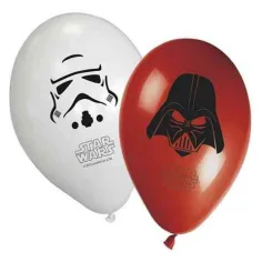 Zestaw 8 sztuk balonów Star Wars w rozmiarze 28 cm