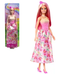 Barbie Dreamtopia: Księżniczka w różowej sukience z motylkami - Mattel