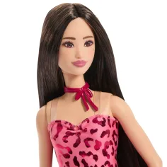 Barbie: Fashionista Przyjaciółki stylowa lalka modowa w leopardskim ubraniu – Mattel zdjęcie 3