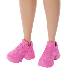 Barbie Fashionista Przyjaciółki stylowa lalka modowa w sukience w gwiazdy - Mattel zdjęcie 4