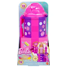 Barbie impreza ujawnij zestaw niespodziankowy z zjeżdżalnią - Mattel