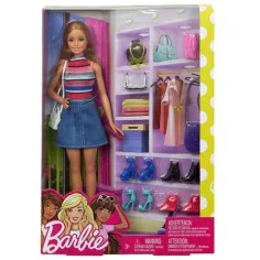 Barbie: Barbie lalka modowa z butami i akcesoriami - Mattel