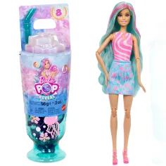 Barbie Reveal pachnąca seria Shaker z turkusowymi włosami lalki z figurką meduzy - Mattel