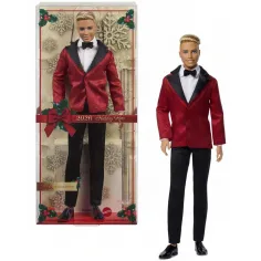 Barbie: Signature Holiday 2026 kolekcjonerska lalka Ken 32 cm - Mattel