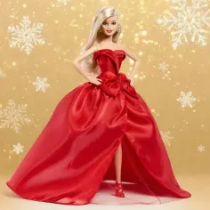 Barbie: Signature Holiday 2026 lalka kolekcjonerska z blond włosami 32 cm - Mattel zdjęcie 5