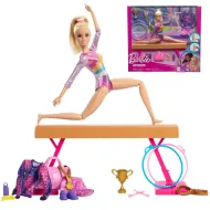 Barbie: Zestaw zabawkowy gimnastyczki z akcesoriami - Mattel