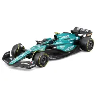 Bburago: Aston Martin AMR23 F1 samochód wyścigowy metalowy model samochodu 1/43 (Fernando Alonso #14)