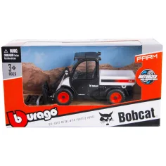 Bburago - Bobcat z widłowym podnośnikiem 10cm zdjęcie 1