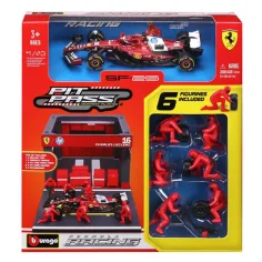 Bburago: F1 wyścigówka - Ferrari SF-25 Pit / Charles Leclerc 1/43