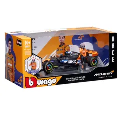 Bburago: Samochód wyścigowy F1 - Mclaren MCL39 Norris 1 /24