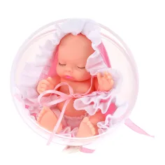 BEAU Baby śpiąca lalka niespodzianka w kuli w dwóch wersjach 8,5 cm 1 szt. zdjęcie 3