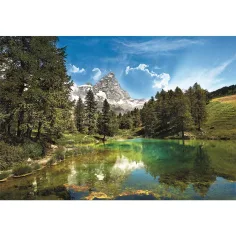 Błękitne jezioro 1500szt HQC puzzle 84,5x59,5cm - Clementoni zdjęcie 2