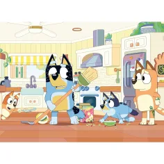 Bluey 2 w 1 60 elementów Eco puzzle i kolorowanka 70x50cm - Lisciani zdjęcie 2