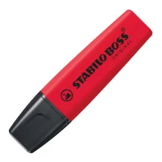 Stabilo: BOSS szövegkiemelő piros 2-5mm