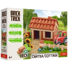 Budujemy z cegieł Brick Trick: Chatka 85 elementów zestawu konstrukcyjnego - Trefl zdjęcie 1