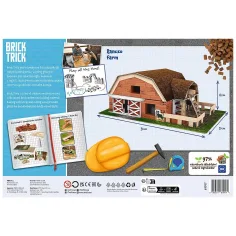 Budujemy z cegieł Brick Trick: Farma 130-elementowa zabawka konstrukcyjna - Trefl zdjęcie 2