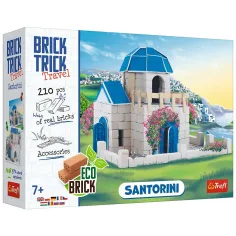 Budujemy z cegieł Brick Trick: Santorini 210 elementów zabawka konstrukcyjna - Trefl zdjęcie 1