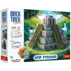 Budujemy z klocków Brick Trick: Piramida schodkowa 210 elementów - Trefl zdjęcie 1