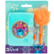 Canenco: Pluszowy pamiętnik Stitch z puszystym długopisem