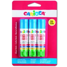 Carioca: Klej w sztyfcie 10g 3szt