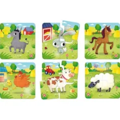 Carotina Baby: Puzzle ze zwierzętami z farmy zdjęcie 2