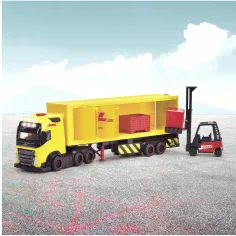 Ciężarówka DHL z światłem i dźwiękiem - Dickie Toys zdjęcie 3