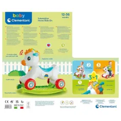 Clementoni Baby: 3 w 1 interaktywna huśtawka koń zdjęcie 4