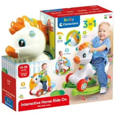 Clementoni Baby: 3 w 1 interaktywna huśtawka koń