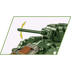 COBI: Gra konstrukcyjna czołgu M4A1 Sherman (3126) zdjęcie 3