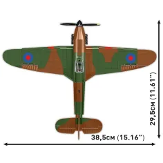 COBI: Zabawka konstrukcyjna samolot Hawker Hurricane (5762) zdjęcie 6