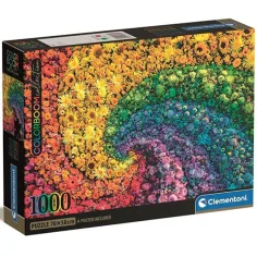 Colorboom Collection: Wirujący Kwiat 1000-elementowa układanka - Clementoni