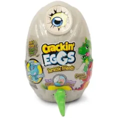 Crackin Eggs Jurassic Friends pluszowy dinozaur w trzech wariantach