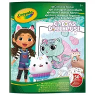 Crayola: Książeczka do kolorowania i naklejania – Domek Gabi