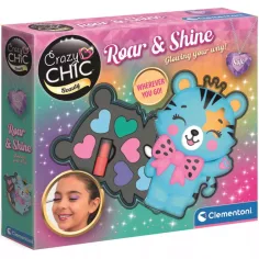 Crazy Chic: Roar & Shine zestaw kosmetyków w kształcie tygrysa - Clementoni zdjęcie 1