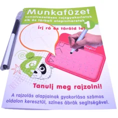 Zeszyt ćwiczeń do prowadzenia linii i rysowania - D-Toys