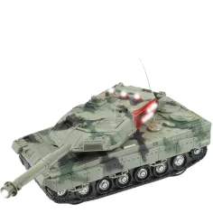 Czołg M1 Abrams zdalnie sterowany RC z efektami świetlnymi i dźwiękowymi, skala 1:32, 22 cm zdjęcie 4