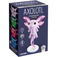 Deszczowe Dni Axolotl wielokolorowa lampka LED nocna - Lisciani