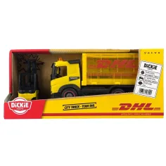 DHL Volvo ciężarówka z wózkiem widłowym - Dickie Toys